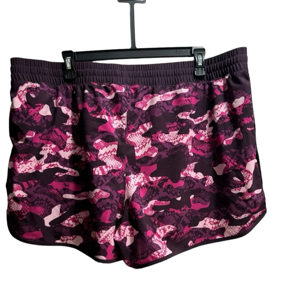 Reebok Purple Camo Running Shorts, size XXL - Picture 2 of 4